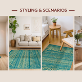 Transitional Teal Tiled Aesthetic(Green)
