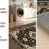 Classic Floral Tapestry Inspired(Black)