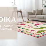 Dynamic Child Friendly Dino Illustrations(Pink)