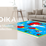 Colorful Alphabetic Interactive Canvas(Blue)