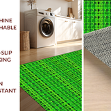 Charming Earthy Clover Motif(Green)