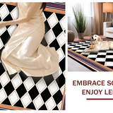 Artistic Retro Inspired Geometric Layout(Black)