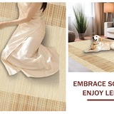 Ultra Soft Area Rug, Non Slip, Stain Resistant, Washable Area Rugs for Living Room, Bedroom, Stylish Cozy Layered Texture(Beige)