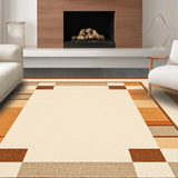 Ultra Soft Area Rug, Non Slip, Stain Resistant, Washable Area Rugs for Living Room, Bedroom, Artistic Whimsical Animal Theme(Beige)