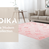 Ultra Soft Area Rug, Non Slip, Stain Resistant, Washable Area Rugs for Living Room, Bedroom, Pink Knot Bow Accent Rug, Pretty Bows Carpet, Cute Bows Home Decor(Pink)