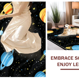 Ultra Soft Area Rug, Non Slip, Stain Resistant, Washable Area Rugs for Living Room, Bedroom, Astronomical Bold Patterned Decor(Yellow)