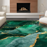 Elegant Marble Artistry Statement(Green)