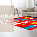 Brightly Colored Learning Focused Art(Red)