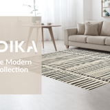 Elegant Black Trimmed Design(Beige)