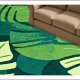 Tropical Leaf Motif Elegance(Green)