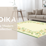 Ultra Soft Area Rug, Non Slip, Stain Resistant, Washable Area Rugs for Living Room, Bedroom, Cute Animal-Themed Decorative Piece(Beige)