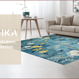 Chic Vintage Tiled Motif(Blue)