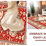 Retro Floral Ogee Motif(Red)