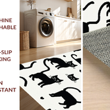 Cute Abstract Feline Motif(Black)