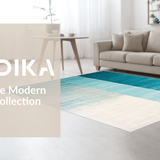 Ultra Soft Area Rug, Non Slip, Stain Resistant, Washable Area Rugs for Living Room, Bedroom, Serene Ombre Tranquil Vibes(Blue)