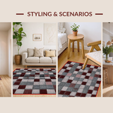 Classic Multicolored Checkered Aesthetic(Red)