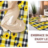 Stylish Black and Yellow Tartan(Yellow)