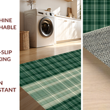 Contemporary Warm Plaid Texture(Green)