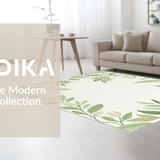 Elegant Earth Tones Leaf Design(Beige)