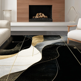 Artistic Swirling Minimalist Design(Black)