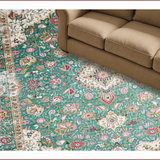 Rustic Distressed Nature Inspired Motif(Green)