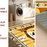 Ultra Soft Area Rug, Non Slip, Stain Resistant, Washable Area Rugs for Living Room, Bedroom, Playful Animal Print Decor(Gold)