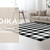 Elegant Lattice in Contrast(Black)