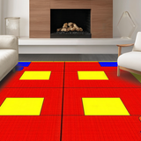 Engaging Cheerful Hopscotch Theme(Red)