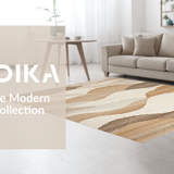 Vibrant Shapes Decorative(Beige)