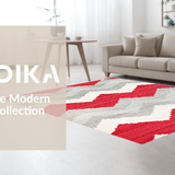 Charming Red Geometric Theme(Red)