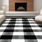 Elegant Farmhouse Striped Visual Appeal(Black)