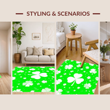 Festive Green Shamrock Aesthetic(Green)