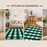 Fresh Green and White Grids(Green)