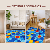 Bright Abstract Circular Arrangement(Blue)