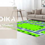 Bright Multicolor Pathway Scene(Green)