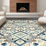 Ultra Soft Area Rug, Non Slip, Stain Resistant, Washable Area Rugs for Living Room, Bedroom, Contemporary Light Gray Aesthetic(White)