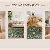Elegant Vintage Floral Aesthetic(Green)