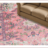 Playful Abstract Floral Whirl(Pink)