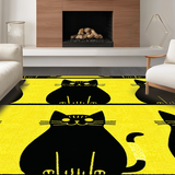 Eclectic Cat Centric Decorative(Yellow)