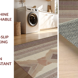 Elegant Multicolored Linear Design(Beige)