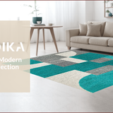 Ultra Soft Area Rug, Non Slip, Stain Resistant, Washable Area Rugs for Living Room, Bedroom, Abstract Serenity Meditation Haven(Green)