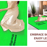 Bold Cartoonish Message Print Decor(Green)