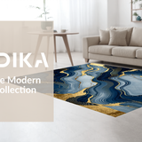 Luxurious Textured Wave Design(Blue)