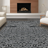 Trendy Abstract Leopard Print Accent(Gray)