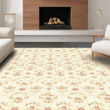Ultra Soft Area Rug, Non Slip, Stain Resistant, Washable Area Rugs for Living Room, Bedroom, Artful Cream and Tan Blend(Beige)