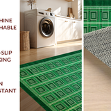 Eclectic Directional Stripe Motif(Green)