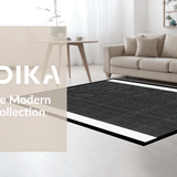 Modern Dual Sided Check Motif(Black)