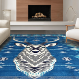 Dynamic Blue and Gray Ethnic Style(Blue)