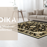 Stylish Cream and Black Lattice(Black)