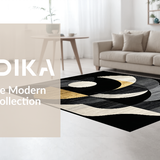 Chic Abstract Geometric Fusion(Black)